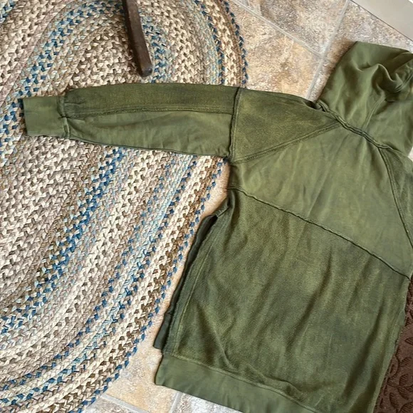 Free People Zoe Hoodie Hunter Green Size XS NWT - Picture 14 of 16